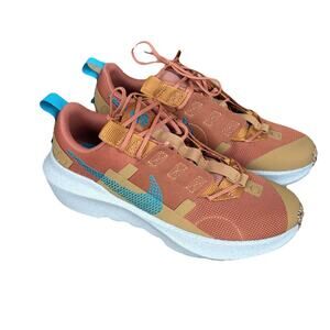 EXCELLENT Nike Crater Impact Shoes Boys 5Y Mineral Clay Blue Athletic Sneaker